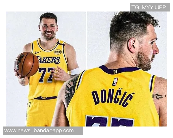 东契奇为湖人转播团队送车车上专属名牌彰显心意